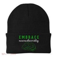 Embrace Neurodiversity ADHD Autism Awareness Beanie thumb 0