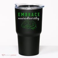 Embrace Neurodiversity ADHD Autism Awareness Tumbler thumb 0