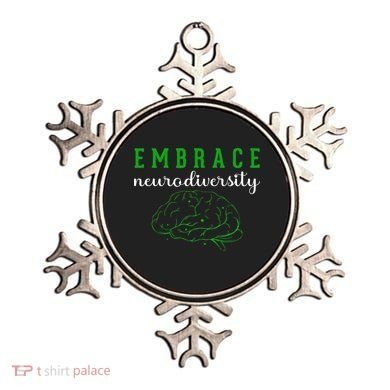 Embrace Neurodiversity ADHD Autism Awareness Ornament