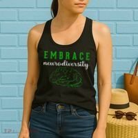 Embrace Neurodiversity ADHD Autism Awareness Women's Tank Top thumb 2