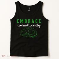 Embrace Neurodiversity ADHD Autism Awareness Tank Top thumb 2