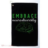 Embrace Neurodiversity ADHD Autism Awareness Golf Towel thumb 0