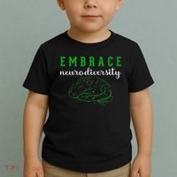 Embrace Neurodiversity ADHD Autism Awareness Toddler T-Shirt thumb 2
