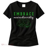 Embrace Neurodiversity ADHD Autism Awareness Women's T-Shirt thumb 0
