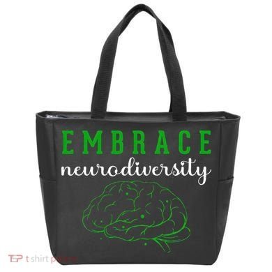 Embrace Neurodiversity ADHD Autism Awareness Tote Bag
