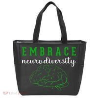 Embrace Neurodiversity ADHD Autism Awareness Tote Bag thumb 0