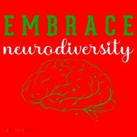 Embrace Neurodiversity ADHD Autism Awareness Santa Hat thumb 1