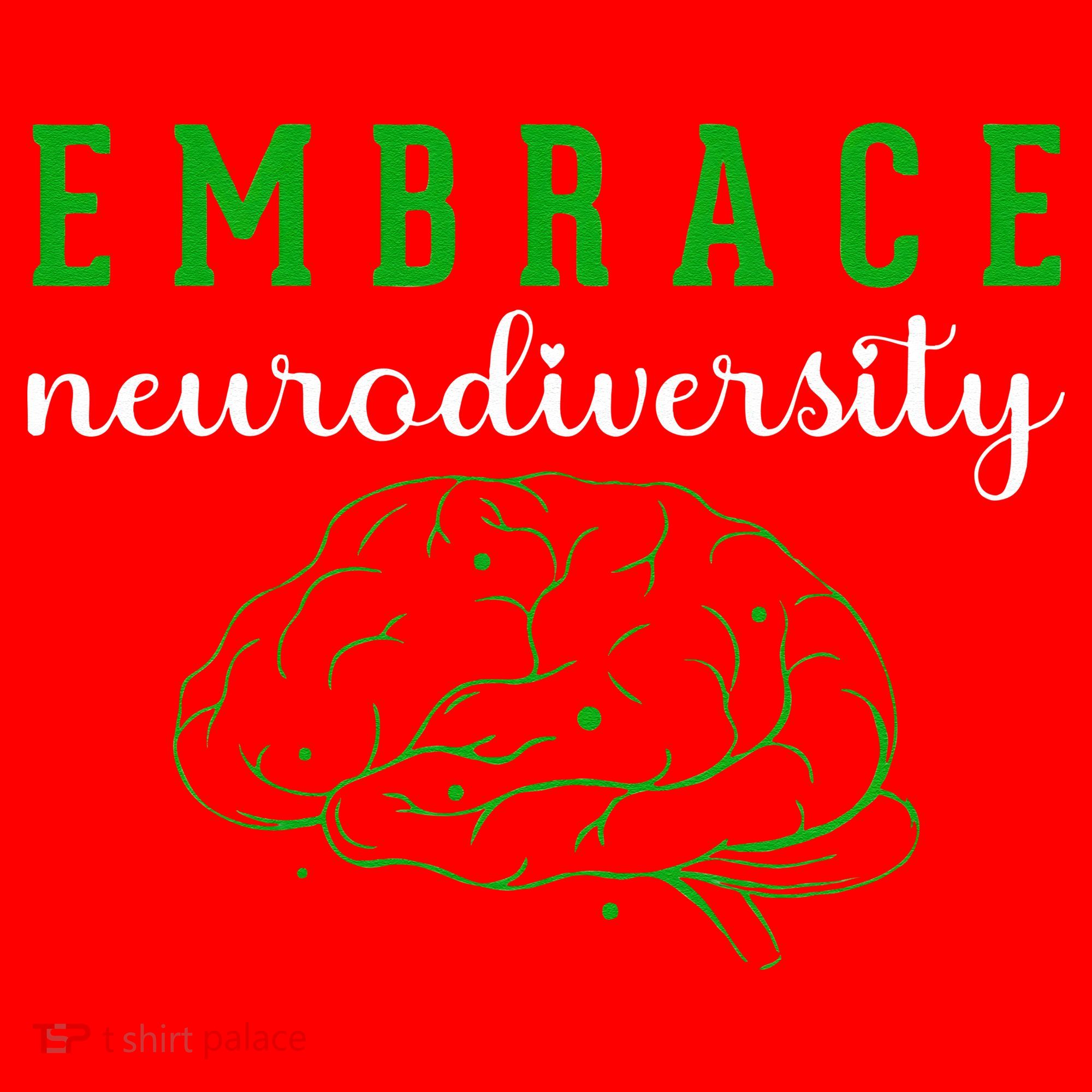 Embrace Neurodiversity ADHD Autism Awareness Santa Hat