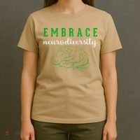 Embrace Neurodiversity ADHD Autism Awareness T-Shirt thumb 4