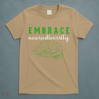 Embrace Neurodiversity ADHD Autism Awareness T-Shirt thumb 5