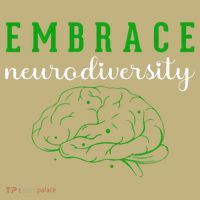 Embrace Neurodiversity ADHD Autism Awareness Button thumb 1