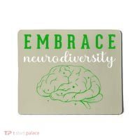 Embrace Neurodiversity ADHD Autism Awareness Mousepad thumb 0