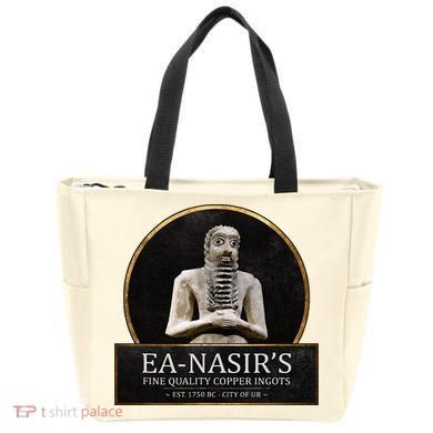 Ea NasirS Copper Ingots Funny Bronze Age History Meme Tote Bag