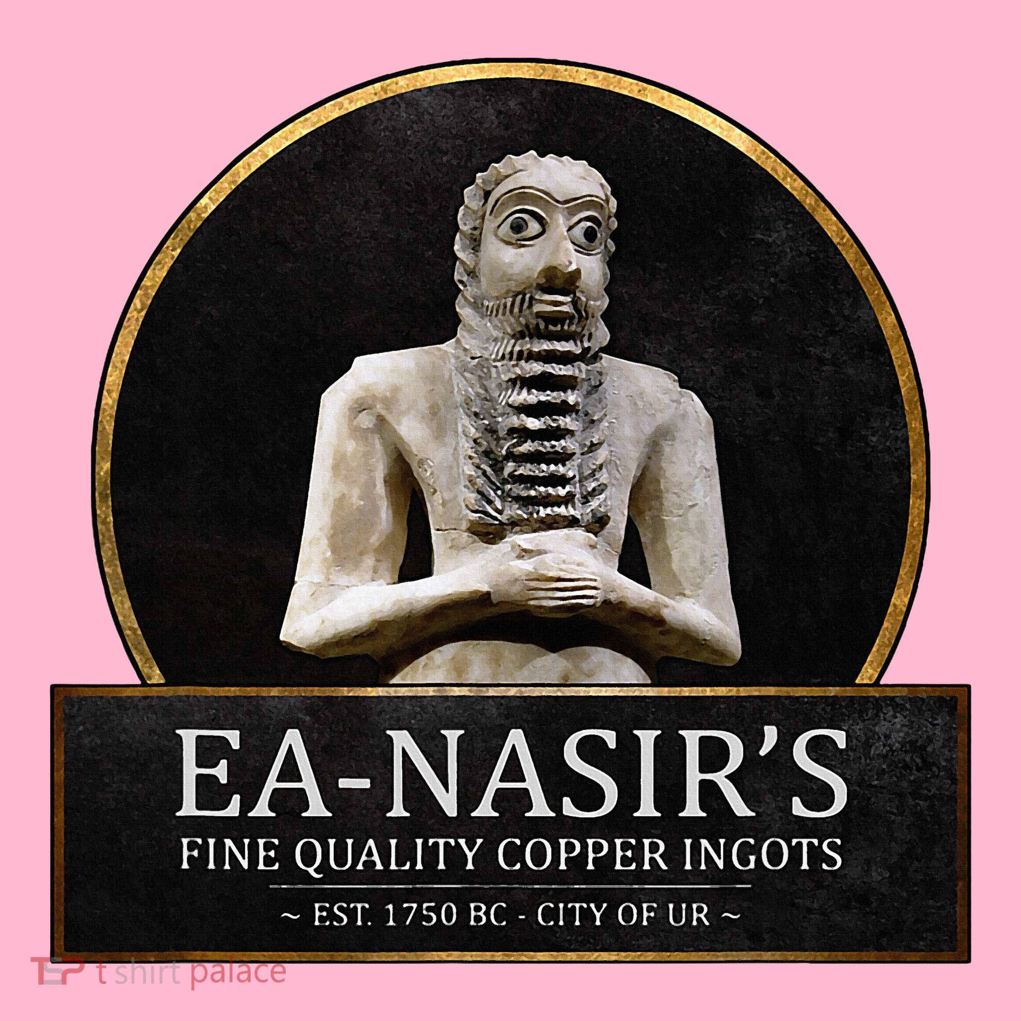 Ea NasirS Copper Ingots Funny Bronze Age History Meme Coaster
