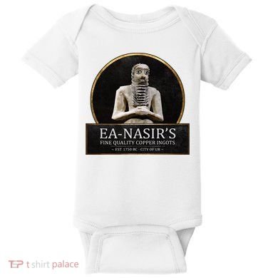 Ea NasirS Copper Ingots Funny Bronze Age History Meme Baby Bodysuit