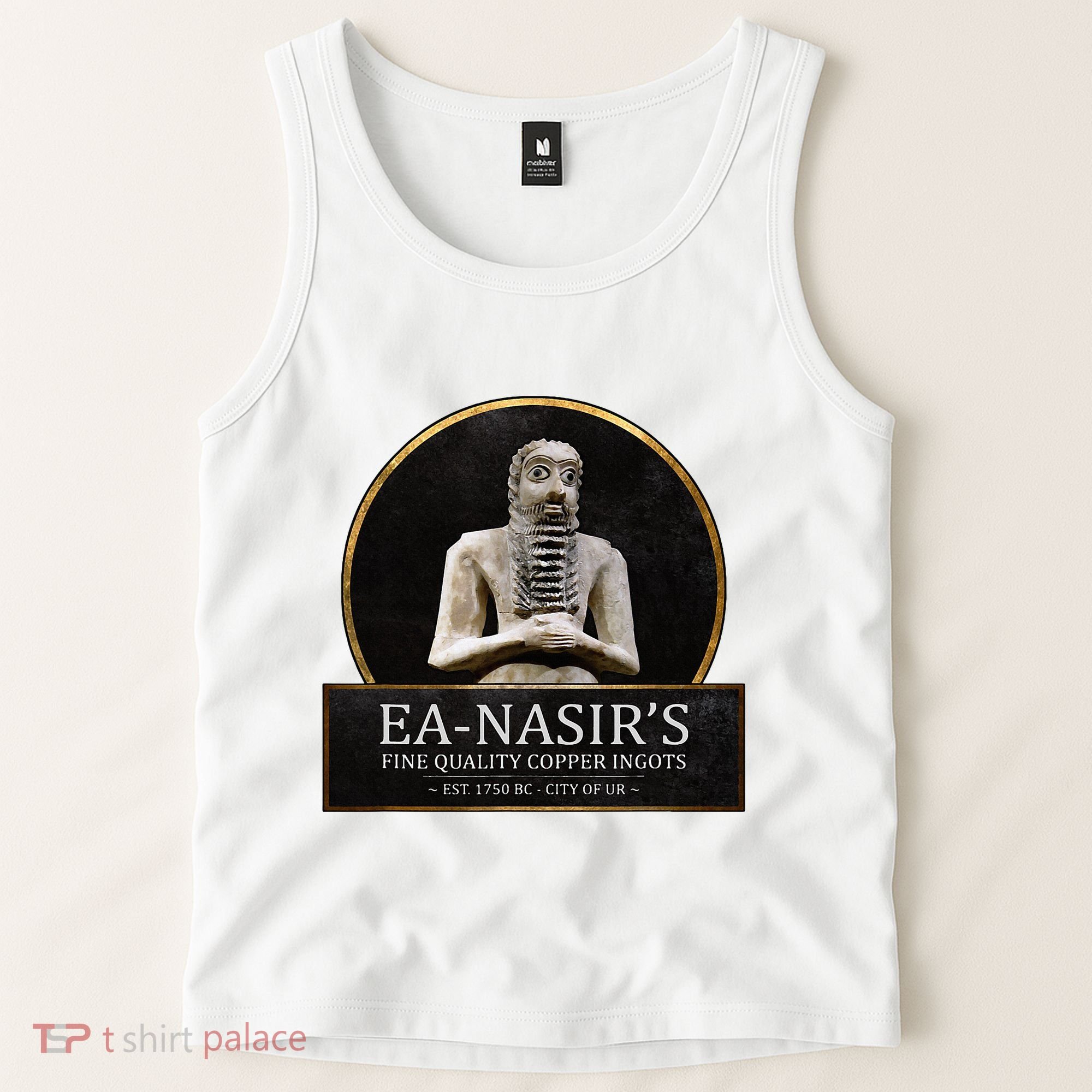 Ea NasirS Copper Ingots Funny Bronze Age History Meme Tank Top
