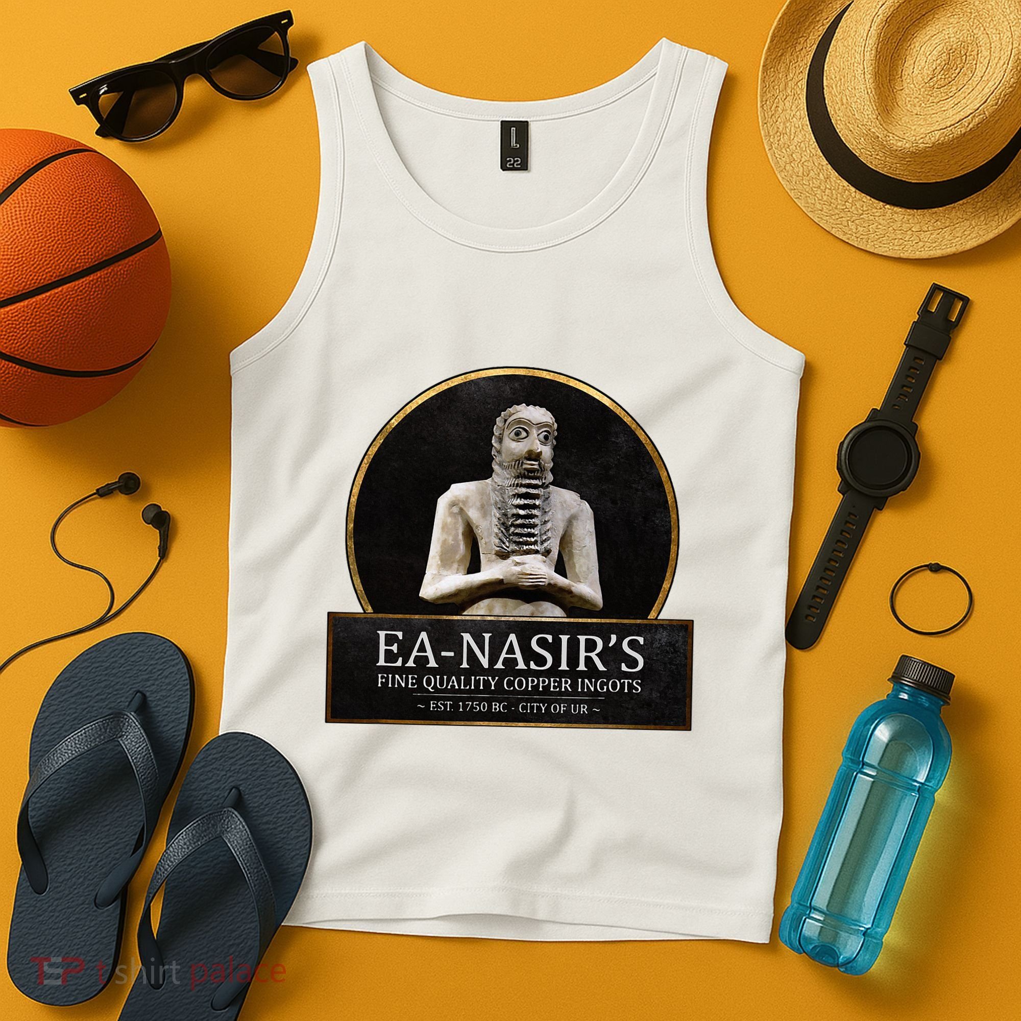 Ea NasirS Copper Ingots Funny Bronze Age History Meme Tank Top