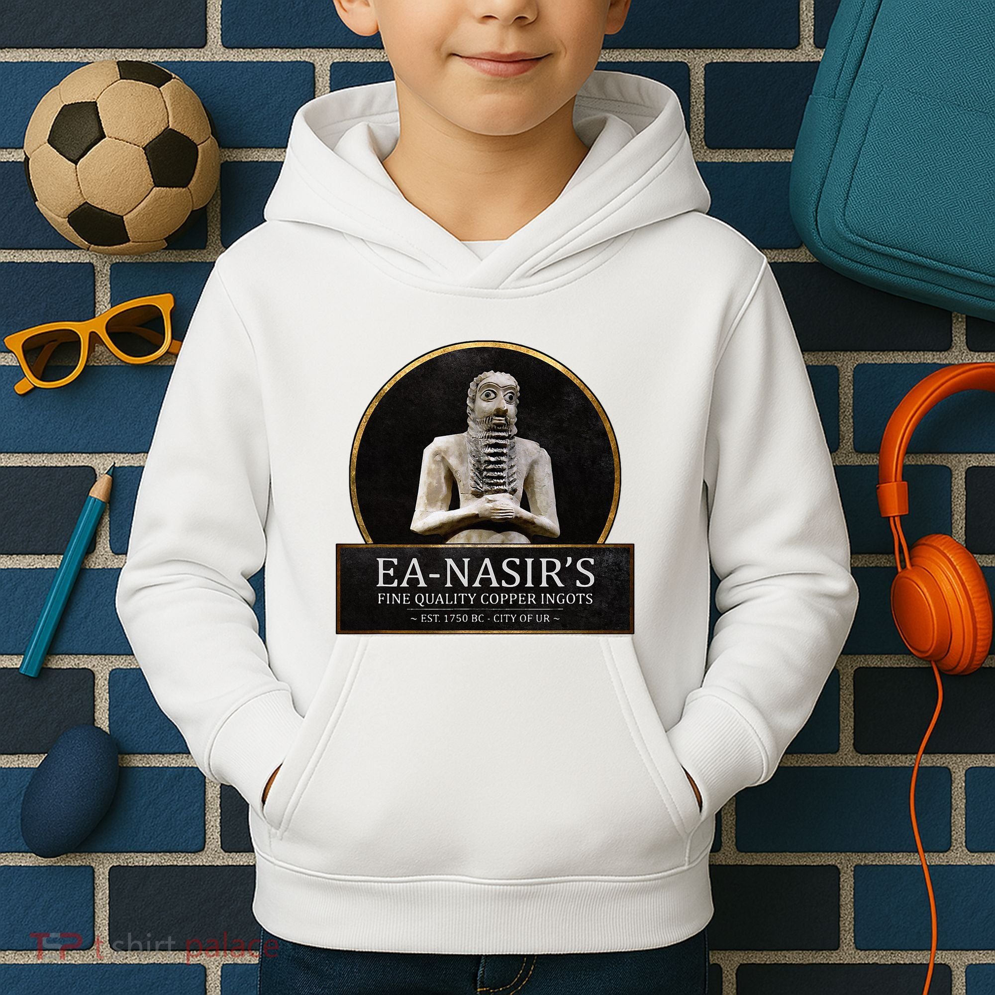 Ea NasirS Copper Ingots Funny Bronze Age History Meme Kids Hoodie