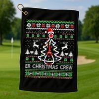 Er Nurse Christmas Crew Emergency Room Icu Nursing Squad Gift Golf Towel thumb 1
