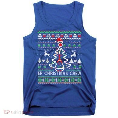 Er Nurse Christmas Crew Emergency Room Icu Nursing Squad Gift Tank Top