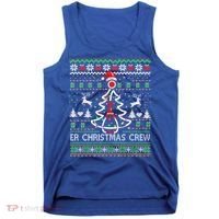 Er Nurse Christmas Crew Emergency Room Icu Nursing Squad Gift Tank Top thumb 0