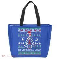 Er Nurse Christmas Crew Emergency Room Icu Nursing Squad Gift Tote Bag thumb 0