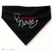 Er Nurse Clothing Gift Emergency Room Nurse Gift USA-Made Doggie Bandana thumb 0