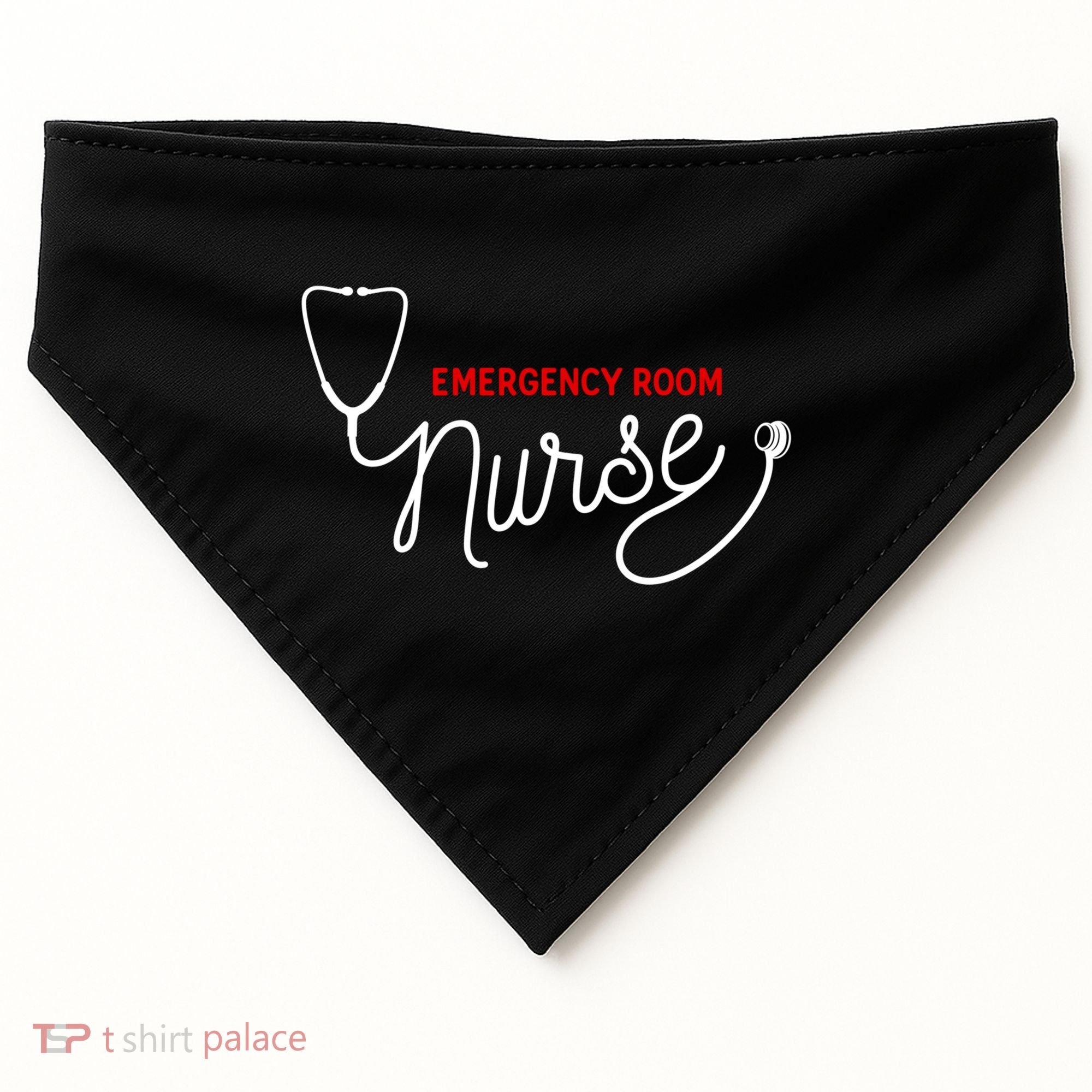 Er Nurse Clothing Gift Emergency Room Nurse Gift USA-Made Doggie Bandana