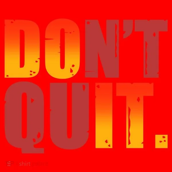 Encouraging Don't Quit Do it Santa Hat