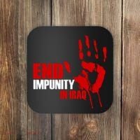 End Impunity In Iraq Coaster thumb 0
