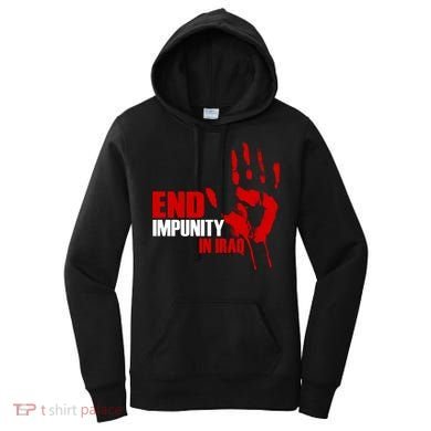 End Impunity In Iraq Women's Hoodie
