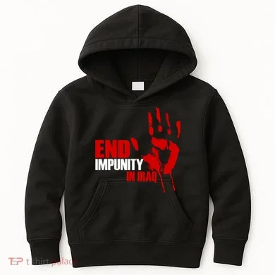 End Impunity In Iraq Kids Hoodie