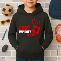 End Impunity In Iraq Kids Hoodie thumb 2