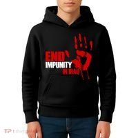 End Impunity In Iraq Kids Hoodie thumb 4