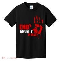 End Impunity In Iraq Kids T-Shirt thumb 0