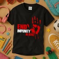 End Impunity In Iraq Kids T-Shirt thumb 3