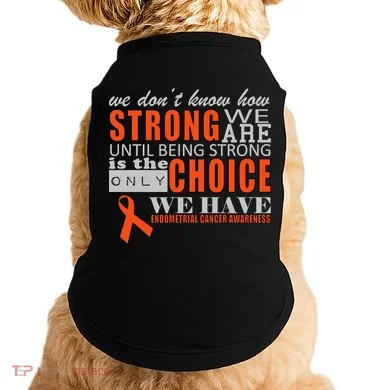 Endometrial Cancer Awareness Doggie Tank