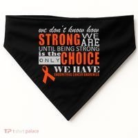 Endometrial Cancer Awareness USA-Made Doggie Bandana thumb 0