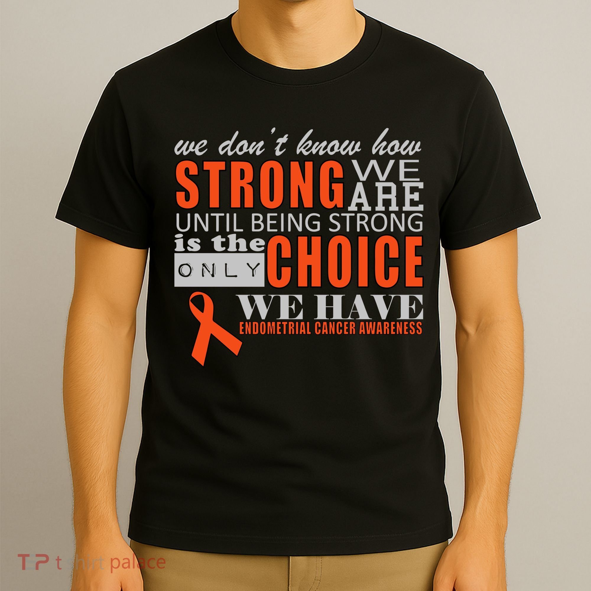 Endometrial Cancer Awareness T-Shirt