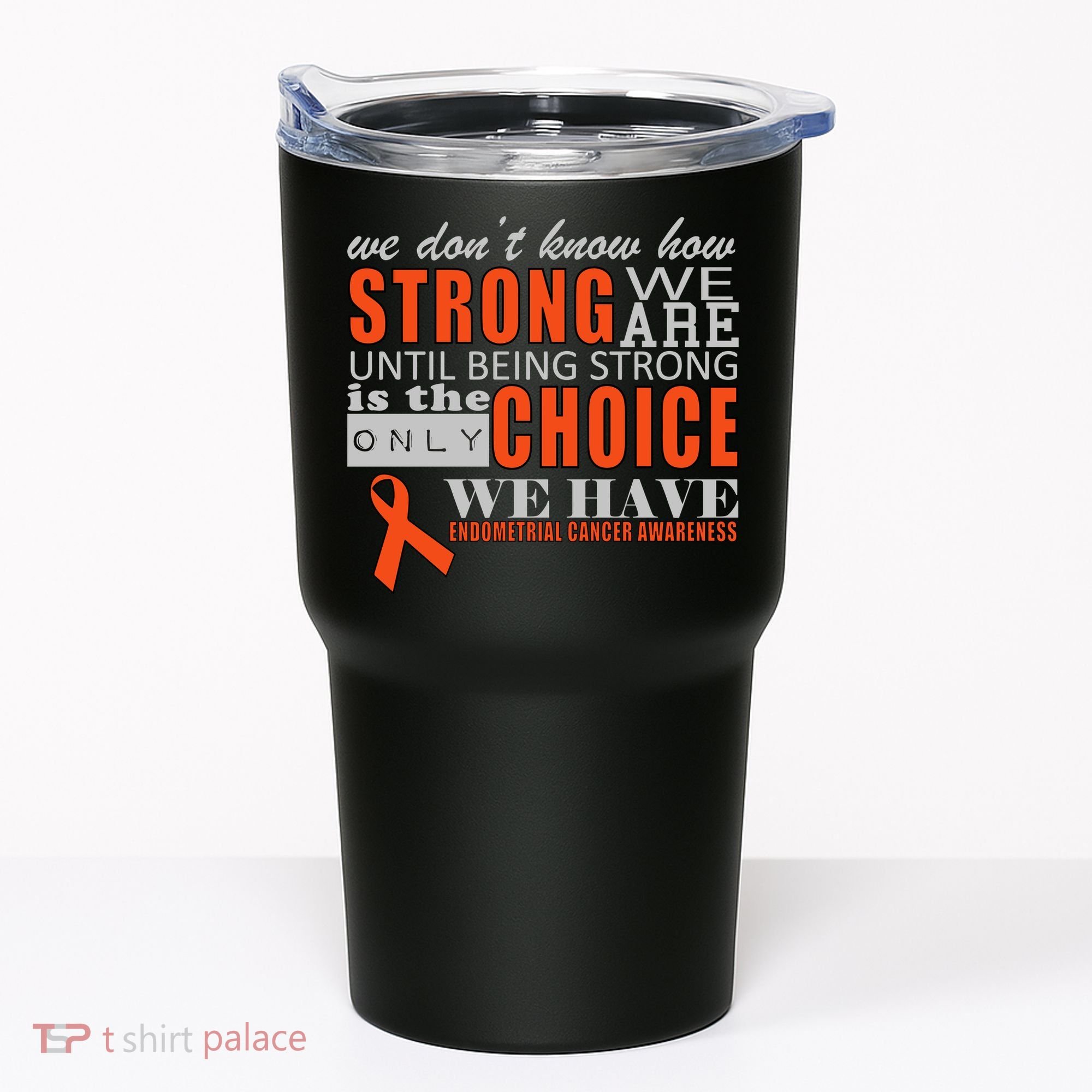 Endometrial Cancer Awareness Tumbler