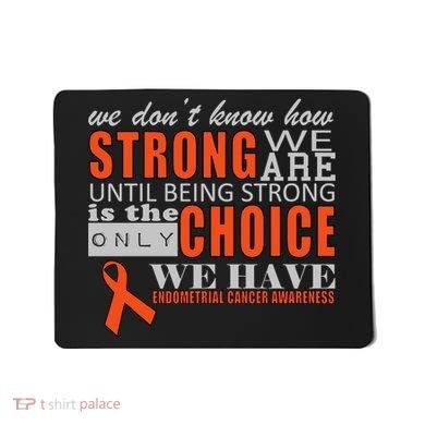 Endometrial Cancer Awareness Mousepad