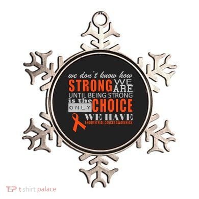 Endometrial Cancer Awareness Ornament