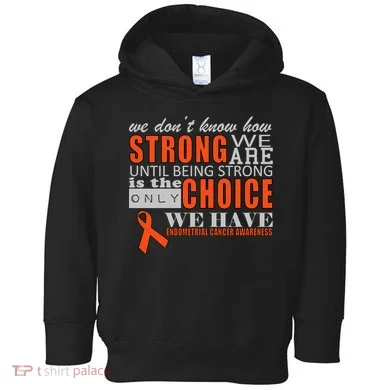 Endometrial Cancer Awareness Toddler Hoodie