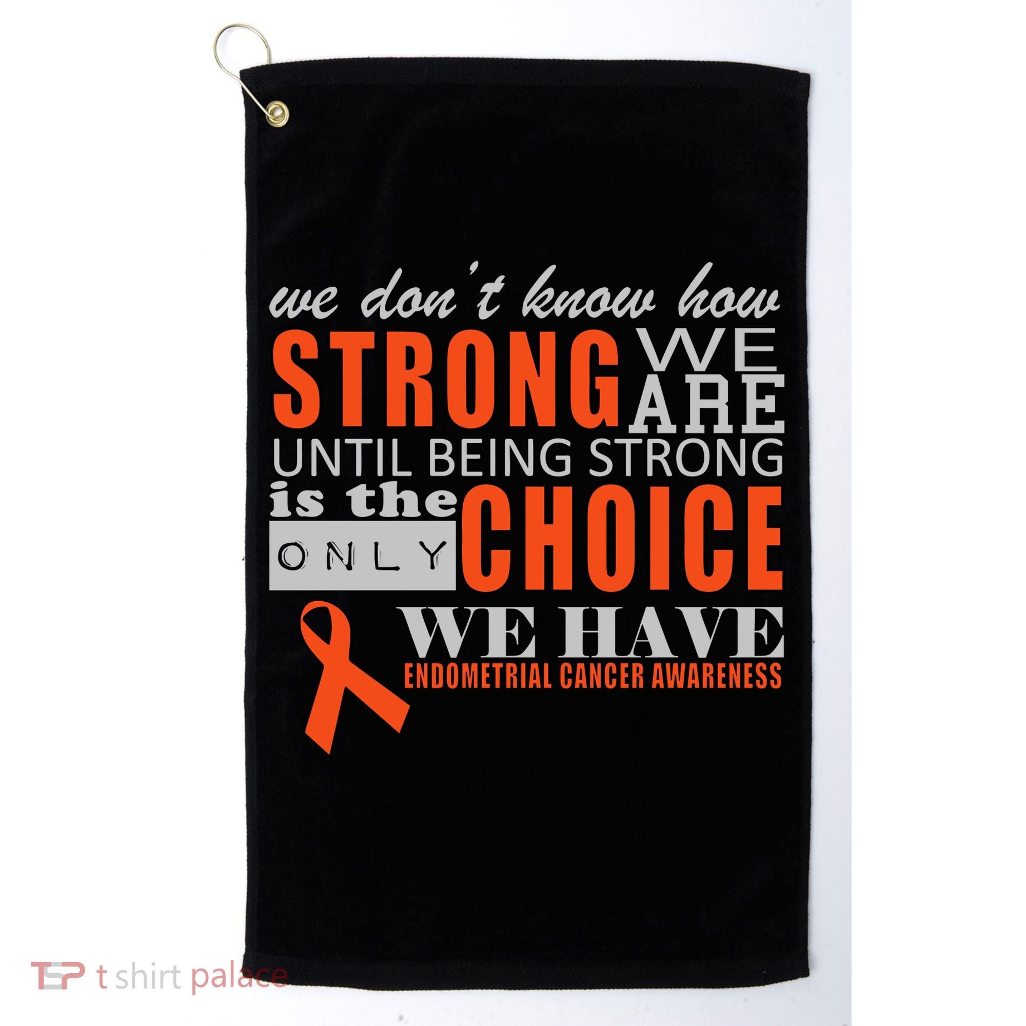 Endometrial Cancer Awareness Golf Towel