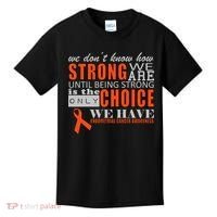 Endometrial Cancer Awareness Kids T-Shirt thumb 0