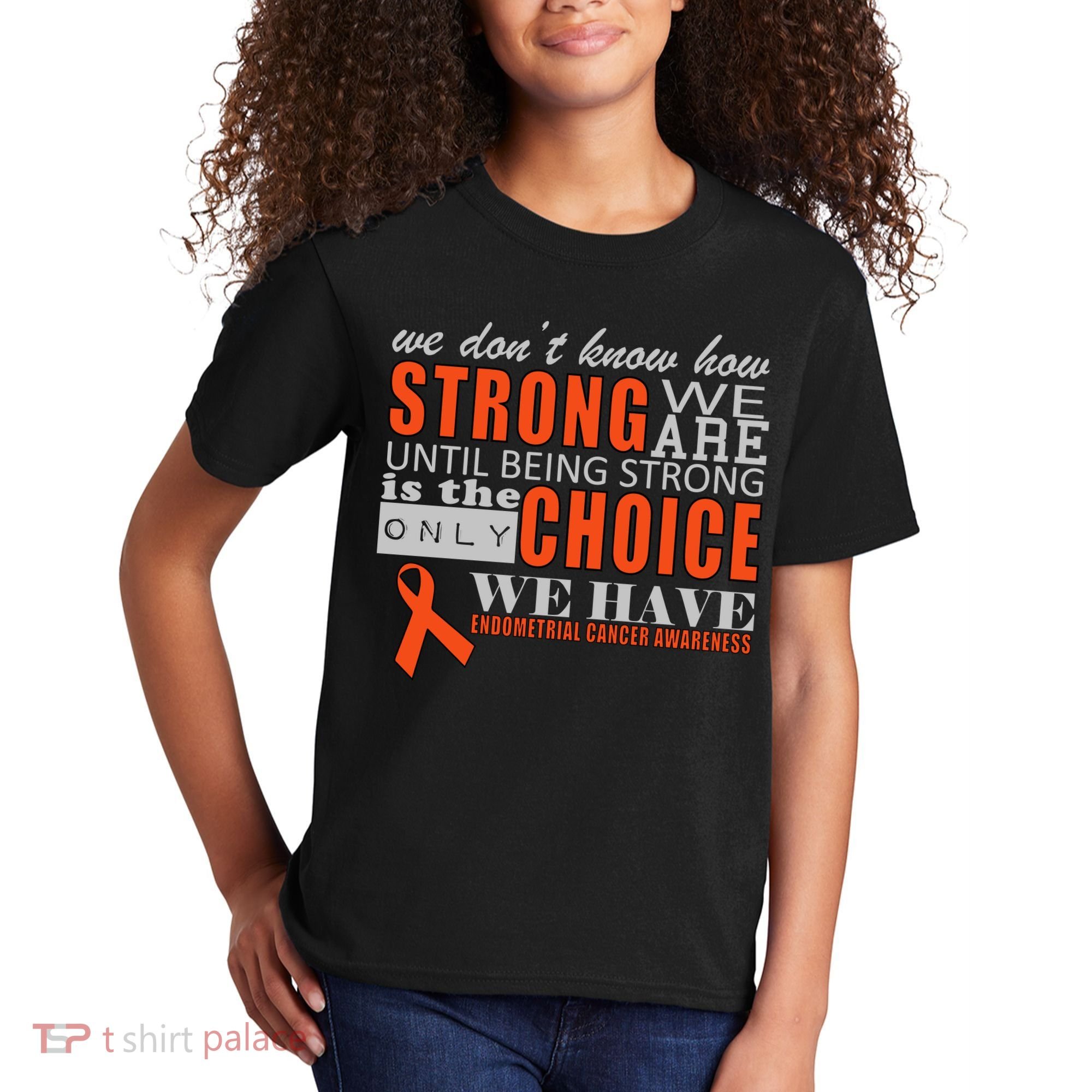 Endometrial Cancer Awareness Kids T-Shirt