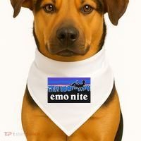 Emo Nite Emogonia USA-Made Doggie Bandana thumb 1