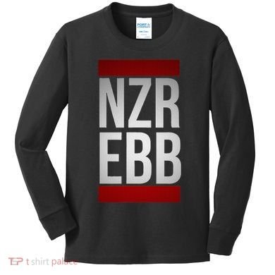 Ebm NîTzer Electronic Body Music Pro Nzr Ebb Kids Long Sleeve Shirt