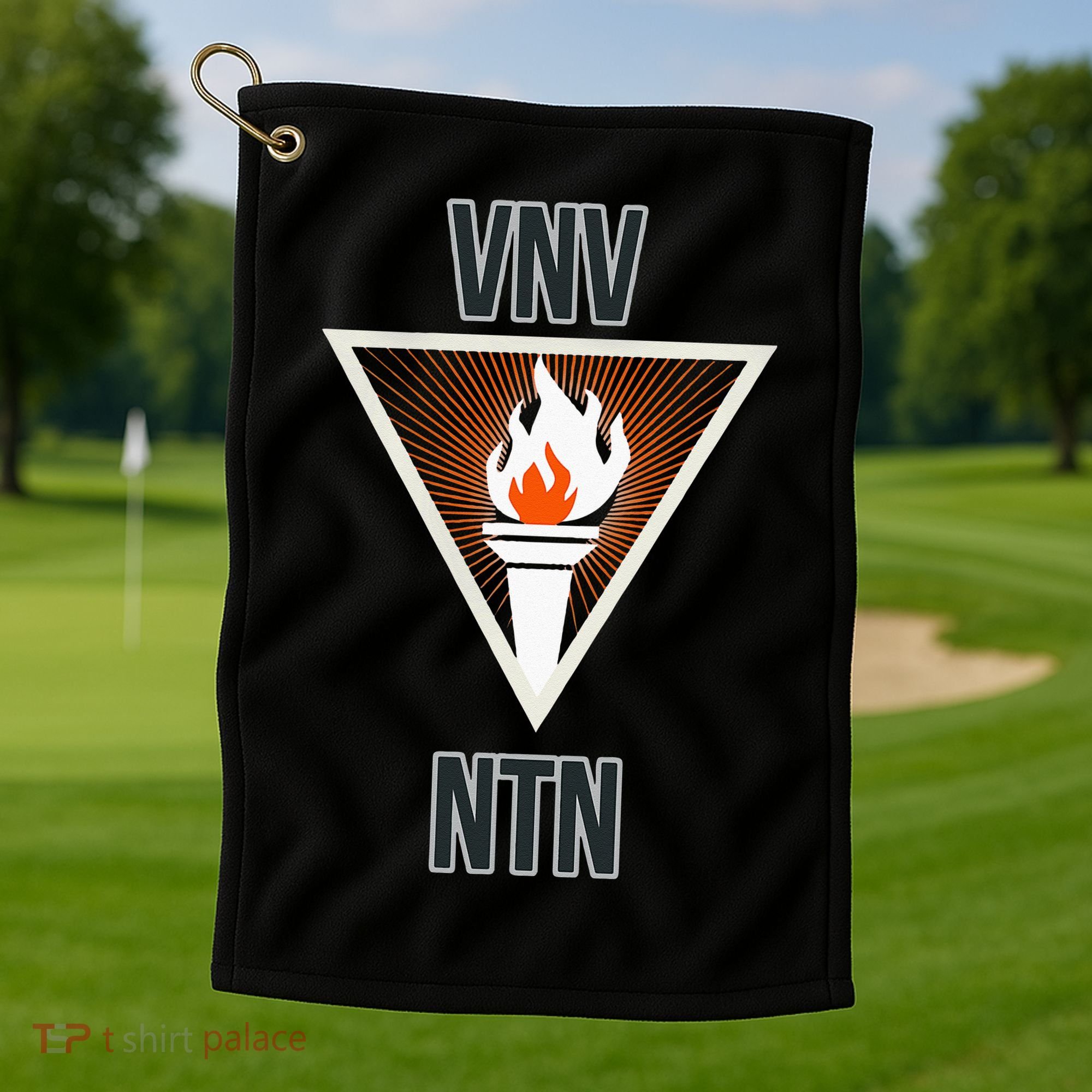 EBM Nation Electronic Body Music PRO VNV NTN Golf Towel