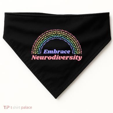 Embrace Neurodiversity USA-Made Doggie Bandana